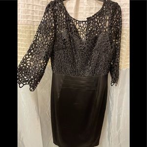 Black cocktail dress